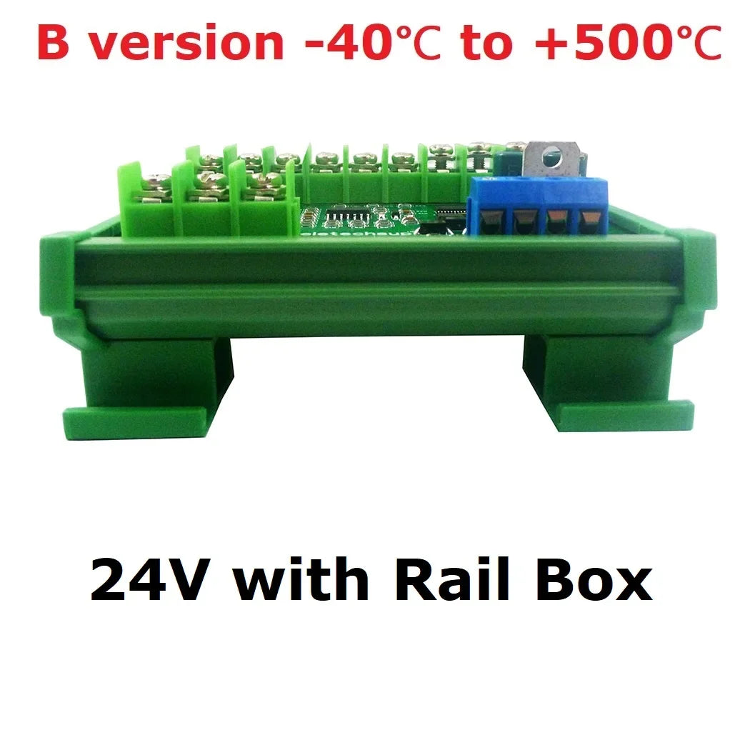 PTA8C04 4CH PT100 RTD Temperature Module – -40~500°C RS485 Modbus RTU Platinum Thermal Resistance Collector for PLC SCADA