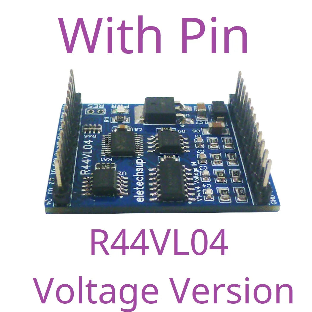 R44IM04/R44VL04 12CH RS485 Modbus RTU Mixed IO Module – 4AI 4DI 4DO Analog Digital Remote I/O Board for PLC Inverter Converter