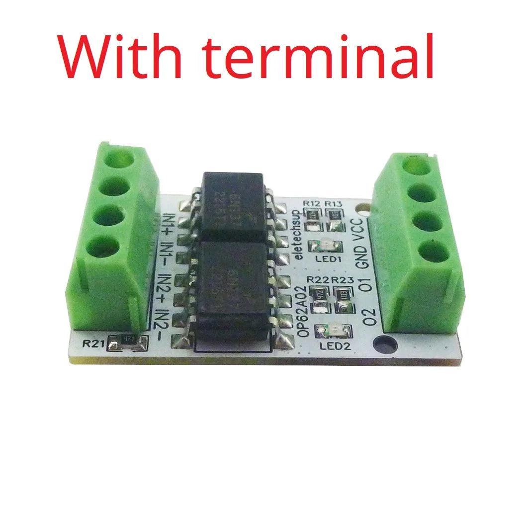 OP62A02 10MHz High-Speed Optical Isolation Level Converter – 3.3V/5V GPIO Logic Level Shifter with 5000Vrms Isolation for PWM Signal