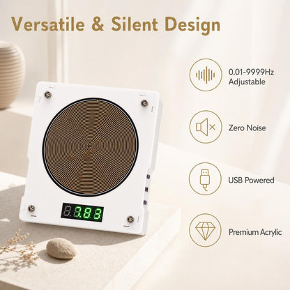 SA-Y10 Adjustable 7.83 Hz Schumann Resonance Generator, 0.01 Hz–100 kHz, USB-C Powered with Magnetic Field Detector