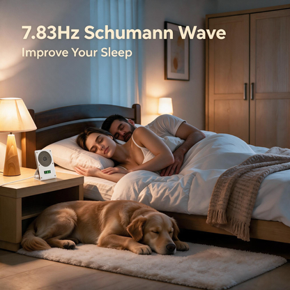 Adjustable 7.83 Hz Schumann Resonance Generator (0.01–9999 Hz) – USB-Powered Sine Wave Device with AUX Cable