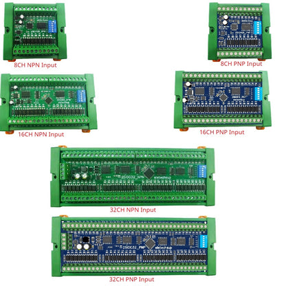Modbus RS485 Remote IO Module – DMOS PNP Output & NPN/PNP Input Expansion Board 8/16/32 Channels for PLC Industrial Automation 25IOA08 25IOB16 25IOC32