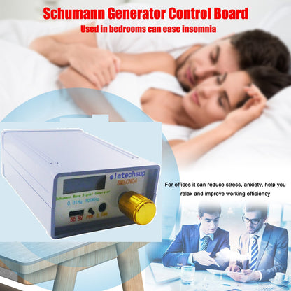 SMECN04 0.01-100kHz Schumann Resonance Generator – 7.83Hz Pure Sine Wave Sleep Aid Device for Relaxation Meditation Stress Relief