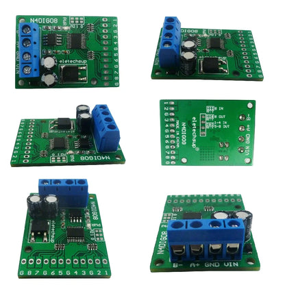 N4DIG08 8CH Modbus RTU Controller Module – UART/RS485 PLC Expansion Board with Digital I/O for Arduino UNO MEGA NANO STM32 AVR PIC