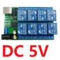 UD23A08 8-Channel Serial Relay Controller – USB/TTL/RS232 Multi-Voltage Smart Switch for PLC Automation & Industrial Control