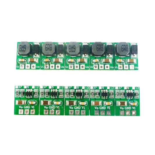 10Pcs DD0512MA Mini 5W Boost Converter – DC 2.6-6V to 3.7V/5V/12V Adjustable Step-Up Regulator Module for DIY Electronics