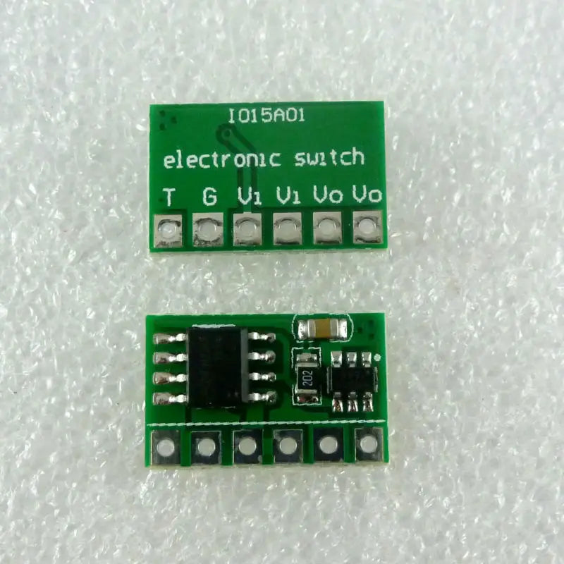 IO15B01 6A Flip-Flop Latch Switch Module – 2.5-6V Bistable Self-Locking Trigger Board with ＜10μA Standby for Solar Panel LED Motor