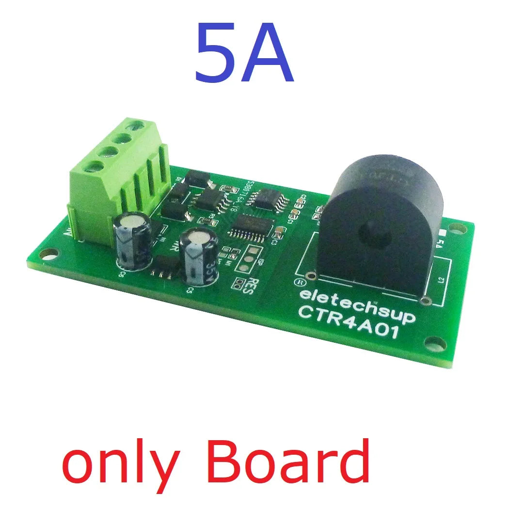 CTR4A01 RS485 AC Current Measurement Module for 110V/220V 50/60Hz, Current Transformer Ammeter Interface for PLC