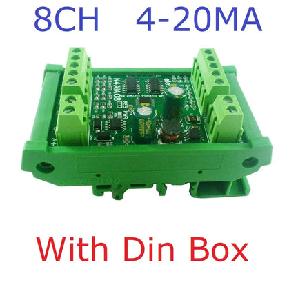 N4AIA08/N4AIB16/N4AIC24 8-24CH 4-20mA Current Transducer – RS485 Modbus RTU Analog Input Module with 12-bit ADC for PLC SCADA