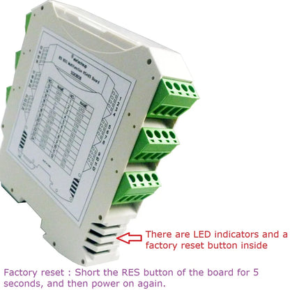 SGIOB08 Ultra-Thin Safety Barrier IO Module – 8DI-8DO RS485 Modbus RTU with 3000VDC Isolation for PLC Industrial Equipment