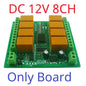 N4ROD08 8CH Modbus RTU RS485 Relay Module – 3A Multifunction DIN Rail Controller with 8 Commands for PLC HMI Smart Home