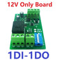 12CH Modbus RTU Relay Module – RS485 10A Digital Output Board with Opto-Isolated Inputs DIN Rail for PLC Industrial Automation