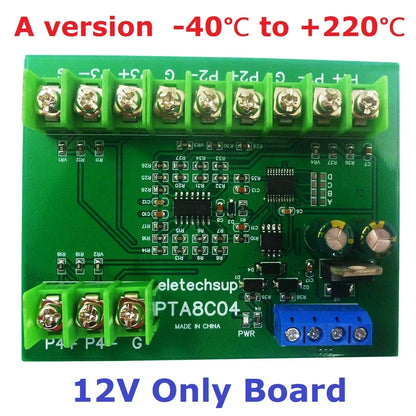 PTA8C04 4CH PT100 RTD Temperature Module – -40~500°C RS485 Modbus RTU Platinum Thermal Resistance Collector for PLC SCADA