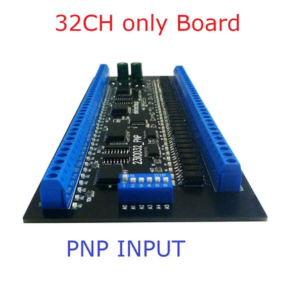 23IOD32 32CH RS485 Modbus RTU Remote IO Module – Optically Isolated Solid State Relay Board with NPN/PNP Input for PLC Expansion