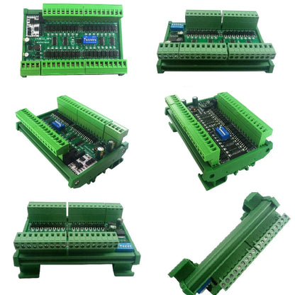 24DIA16/24DIB32/24DIC48 16-48CH Digital Input Module – NPN/PNP Switch PLC IO Expansion Board with 3000VDC Isolation RS485 Modbus RTU