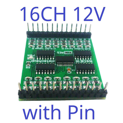 N4CIE16 16CH Remote IO Core Board – 15x 4-20mA Current & 1x 0-30V Voltage Input Modbus RTU RS485 2.54mm Pin ADC Module for PLC SCADA