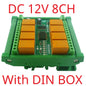 N4ROD08 8CH Modbus RTU RS485 Relay Module – 3A Multifunction DIN Rail Controller with 8 Commands for PLC HMI Smart Home