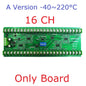 16CH PT100 Temperature Acquisition Module – DC 12/24V RS485 Modbus RTU Collector Board -40°C to +500°C for Industrial Monitoring PTA8E16