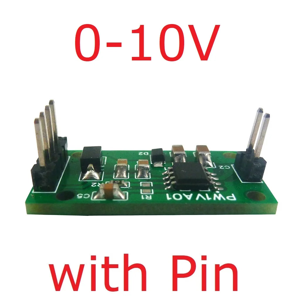 2Pcs PW1VA01 PWM to DAC Converter Module – 0-5V/0-10V Adjustable Voltage Output Signal Generator for Arduino UNO MEGA PLC