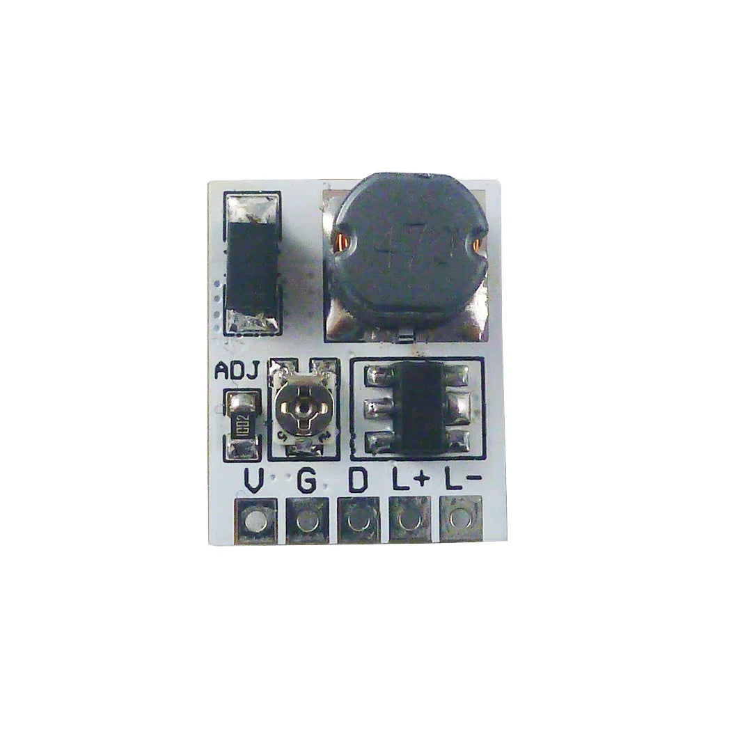 LD24AJTA_MINI 22W LED Driver Module – 6-25V 910mA Adjustable Constant Current Step-Down Converter with 5000:1 PWM Dimming for Arduino