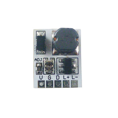 LD24AJTA_MINI 22W LED Driver Module – 6-25V 910mA Adjustable Constant Current Step-Down Converter with 5000:1 PWM Dimming for Arduino