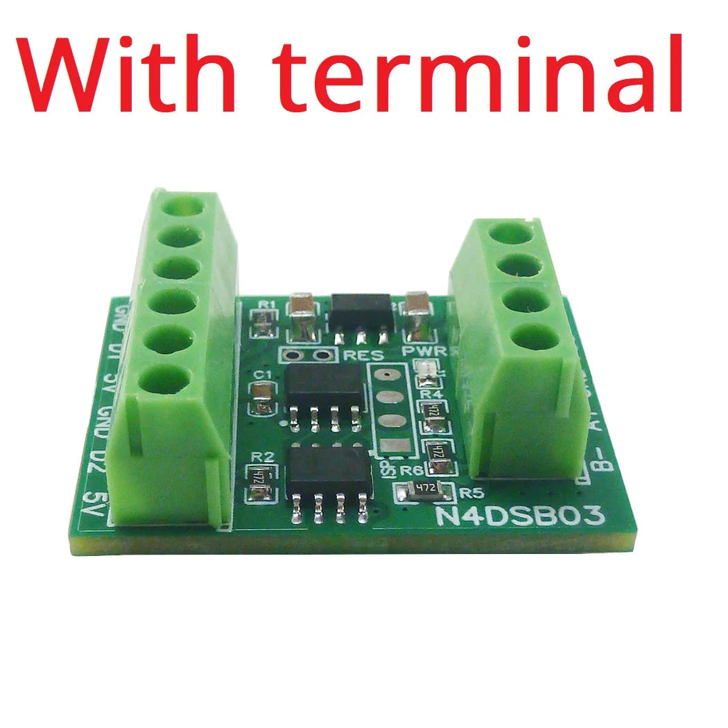 N4DSB03 2-Channel DS18B20 Temperature Acquisition Module, RS485 Modbus, -55°C to 125°C Remote I/O Adapter for PLC and HMI