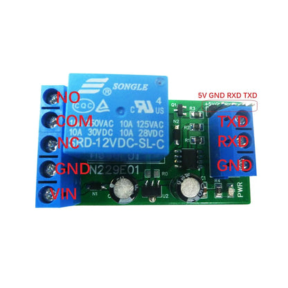 N229E01 1CH USB/TTL232 Relay Module – DC 5V/12V UART Serial Port Switch with Type-C for Arduino MEGA Raspberry Pi PC Control