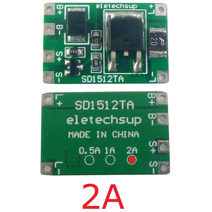 SD1512TA Solar Charge Controller – 3-18V 0.5-2A Lithium Battery Charger with Auto Day/Night Switch for LED Street Light