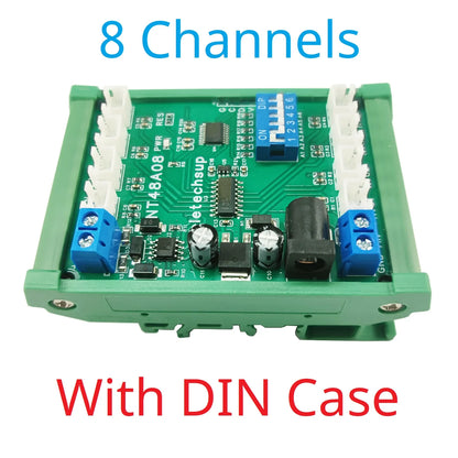 NT48A08/NT48B20/NT48C32 8-32CH RS485 Temperature Collector – Modbus RTU AI Remote IO Module with 10K B3950 NTC Sensor for PLC SCADA