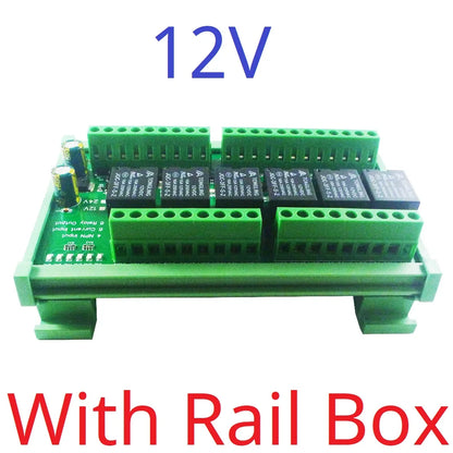N4I6N06 6-Channel 4-20mA/0-20mA Analog Input Module 4CH NPN Isolated Switch Input 6CH 10A Relay Output DIN Rail PLC Expansion Bo