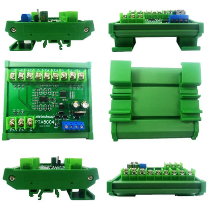 PTA8C04 4CH PT100 RTD Temperature Module – -40~500°C RS485 Modbus RTU Platinum Thermal Resistance Collector for PLC SCADA