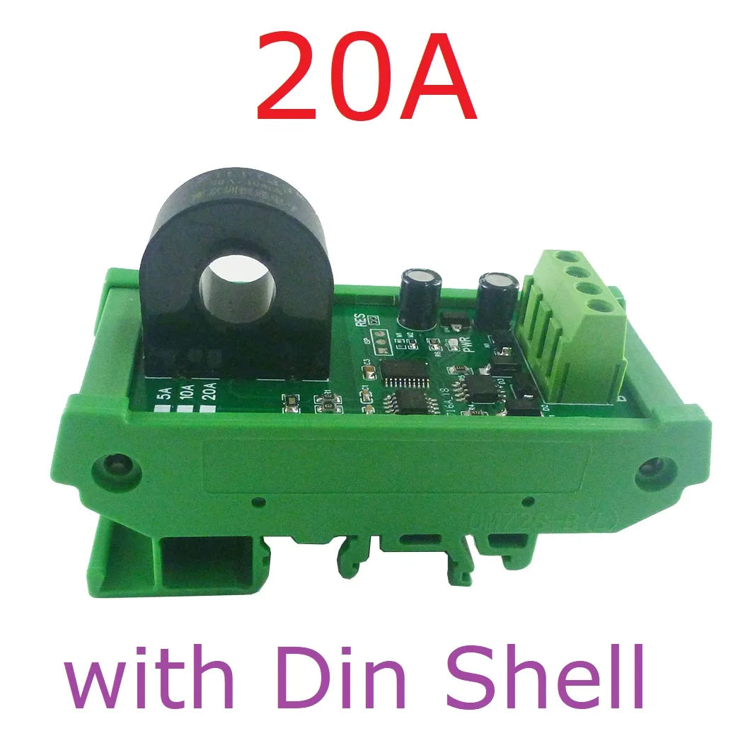 CTR4A01 RS485 AC Current Measurement Module for 110V/220V 50/60Hz, Current Transformer Ammeter Interface for PLC
