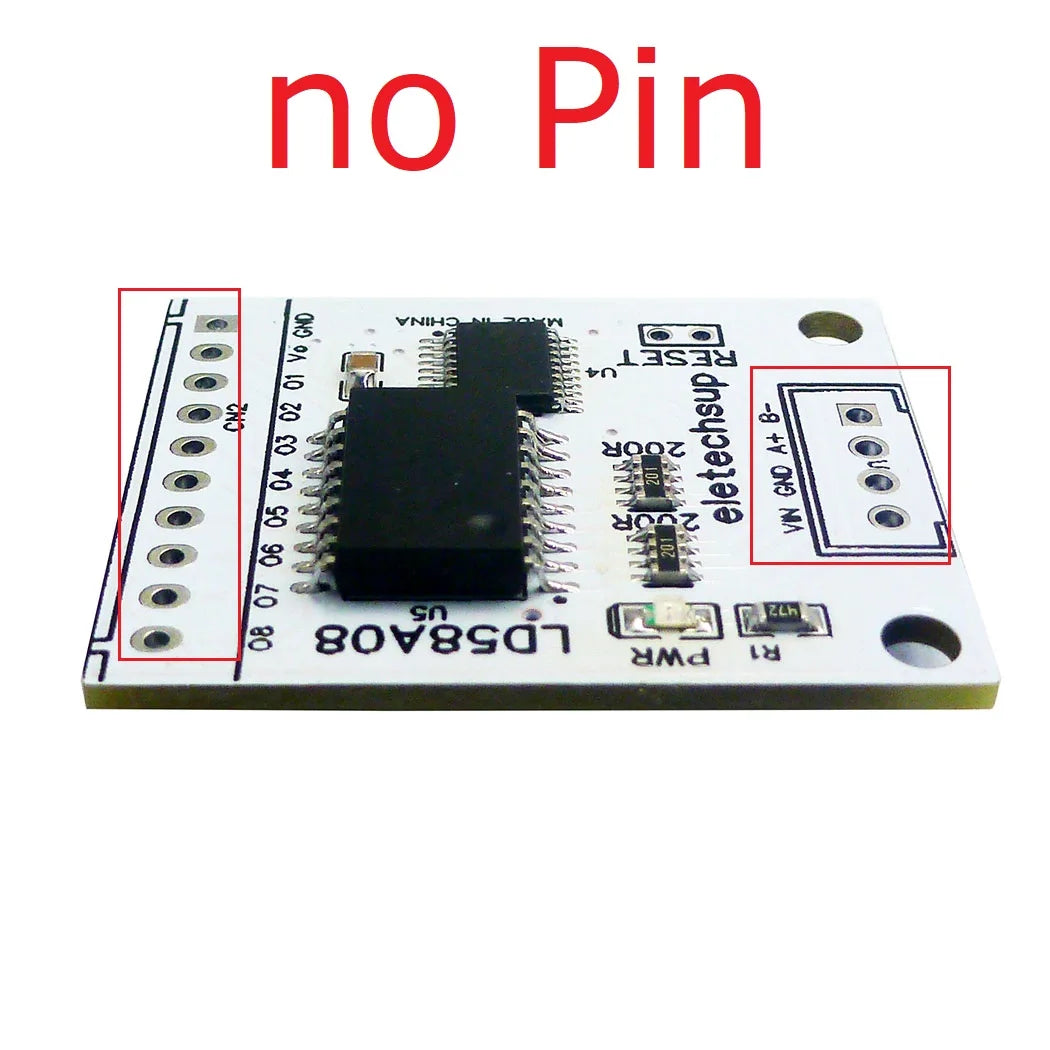 LD58A08 8CH RS485 Modbus RTU DO/PWM Driver Board – MOS Output Module for Signal Lights LED Solenoid Valves Motor Control