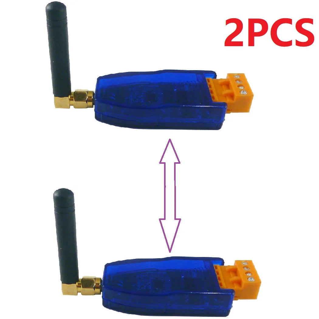 RT38B01 433-458MHz UHF Wireless RS485 Transceiver – 500m Long Range DTU Modbus RTU for PTZ Camera PLC Industrial Automation