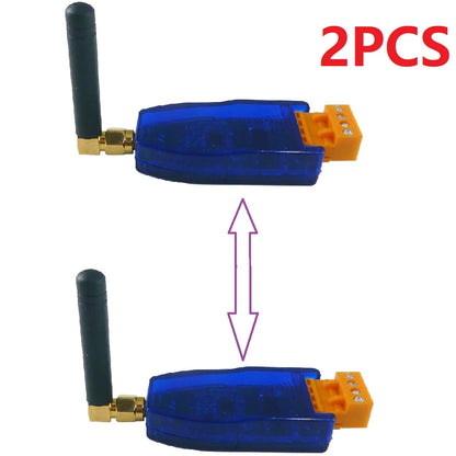 RT38B01 433-458MHz UHF Wireless RS485 Transceiver – 500m Long Range DTU Modbus RTU for PTZ Camera PLC Industrial Automation