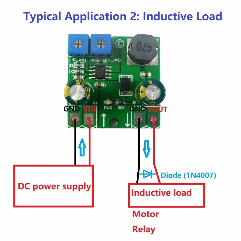 DD3630TA 15W DC-DC Buck Converter – 8-32V to 3.3V/5V/6V/9V/12V Constant Current & Constant Voltage Module for LED Dimming Motor Speed Control