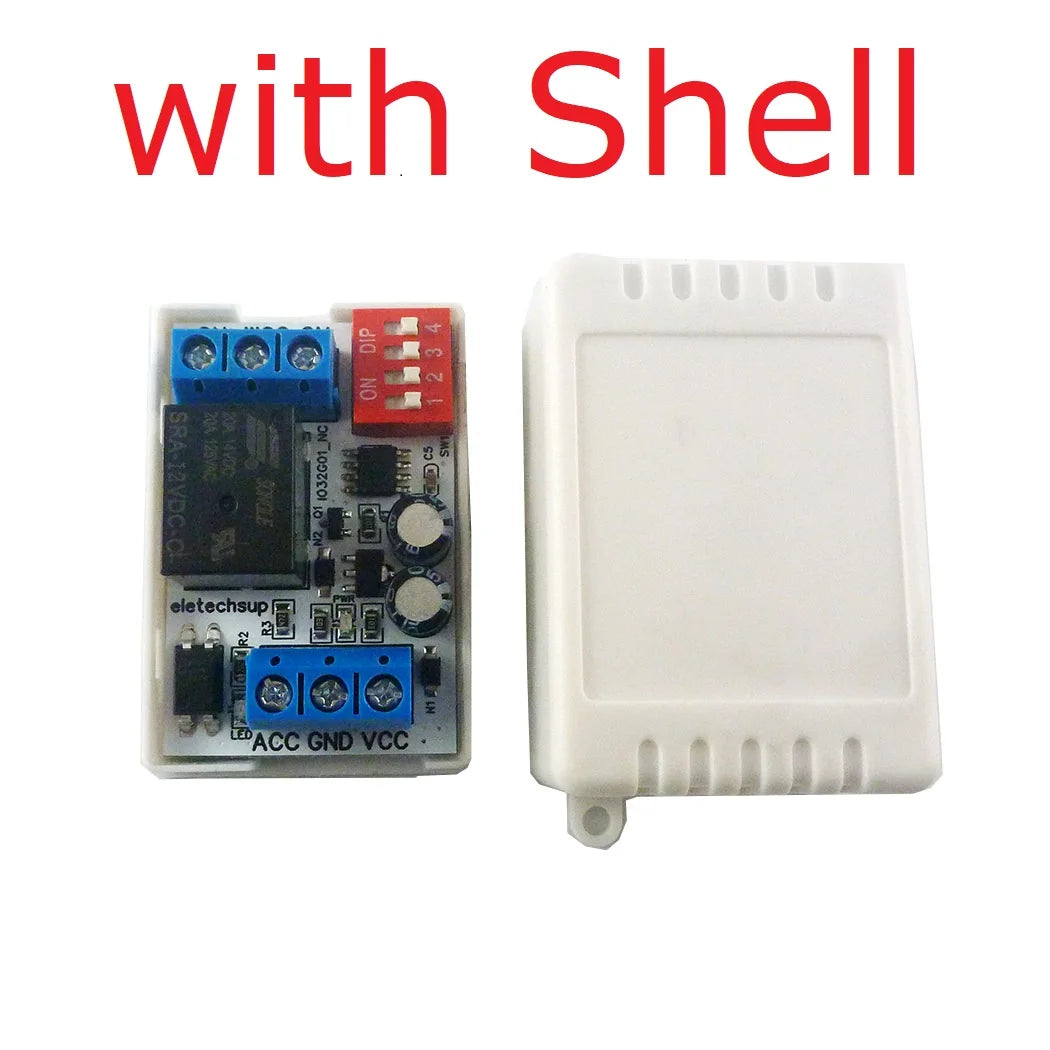 IO32G01 DC 12V ACC Trigger Delay Power-Off Relay Module – 20A Timing Switch for Dashcam Stereo Ambient Light Car Accessories