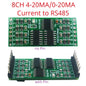 N4VIG08 8AI Multifunction Analog Input Module – 0-5V/0-10V/4-20mA to RS485 Modbus RTU ADC Collector with 2.54mm Pin Header for PLC SCADA