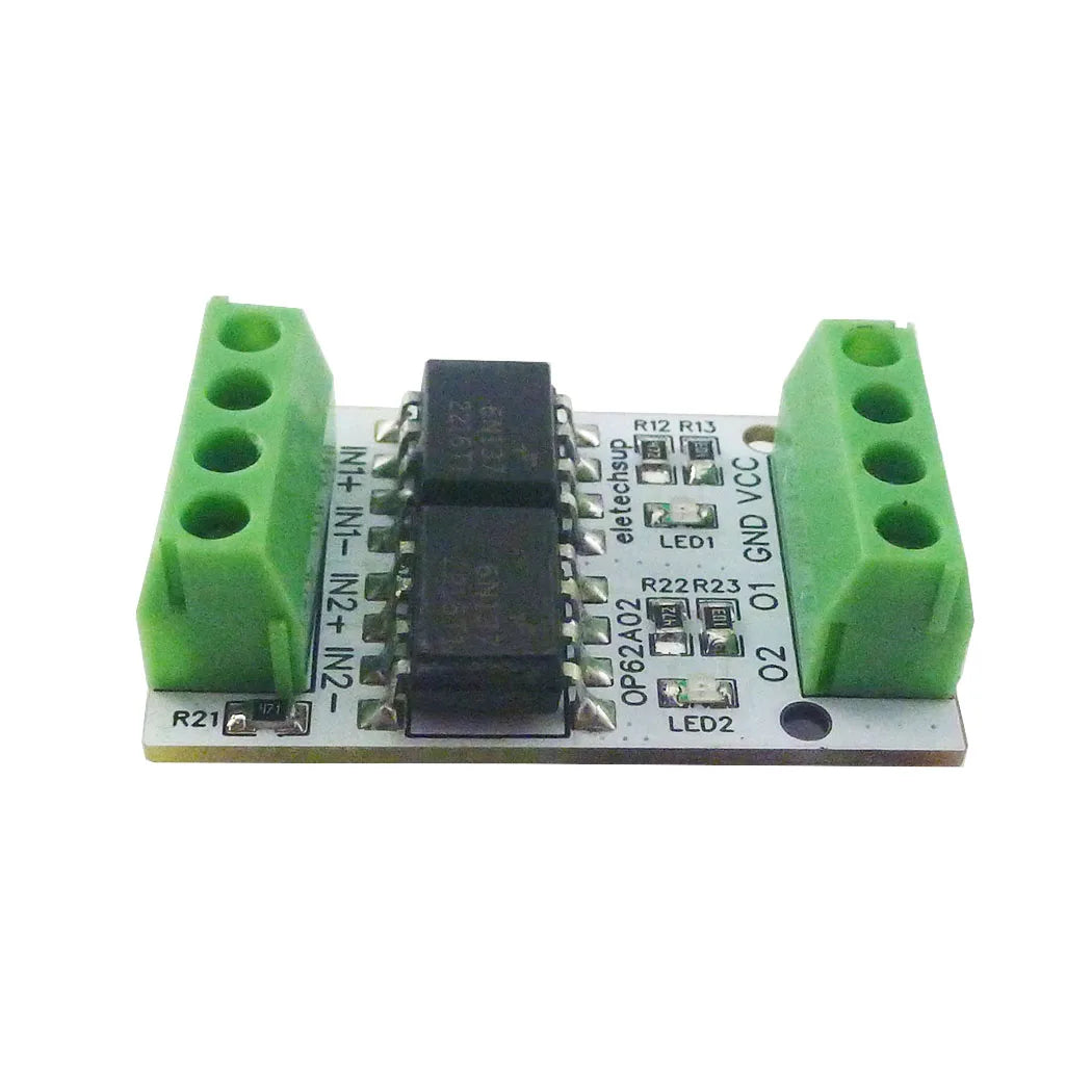 OP62A02 10MHz High-Speed Optical Isolation Level Converter – 3.3V/5V GPIO Logic Level Shifter with 5000Vrms Isolation for PWM Signal