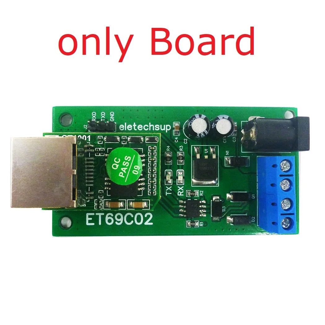 ET69C02 Ethernet to RS485 Modbus Gateway – RJ45 to RS485 Converter with MQTT TCP/IP Support for PLC SCADA Industrial IoT