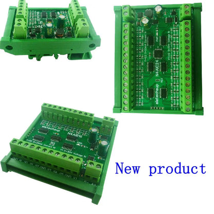 N4AIA08/N4AIB16/N4AIC24 8-24CH 4-20mA Current Transducer – RS485 Modbus RTU Analog Input Module with 12-bit ADC for PLC SCADA