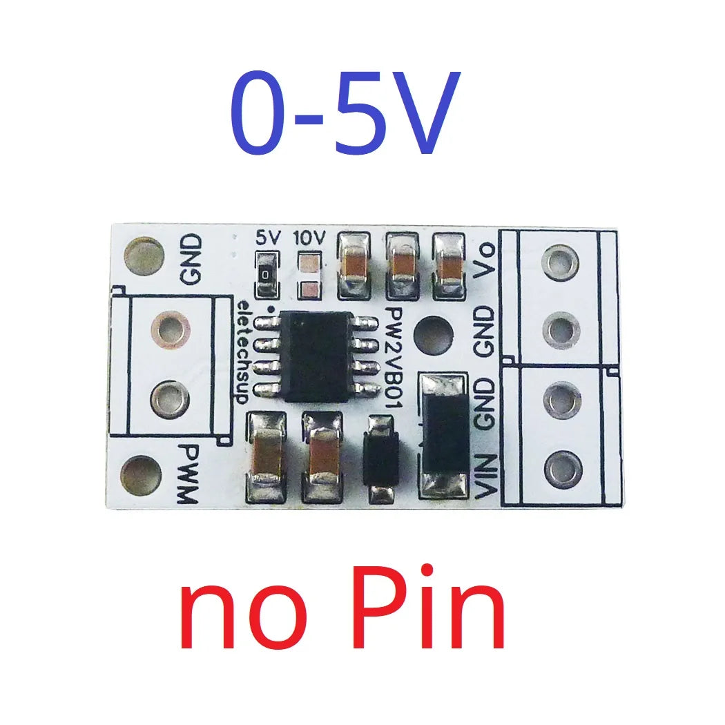 PW1VA01 1CH PWM to DAC Converter Module – 0-5V/0-10V Analog Voltage Output for Arduino UNO MEGA2560 PLC Raspberry Pi ESP32 NodeMCU