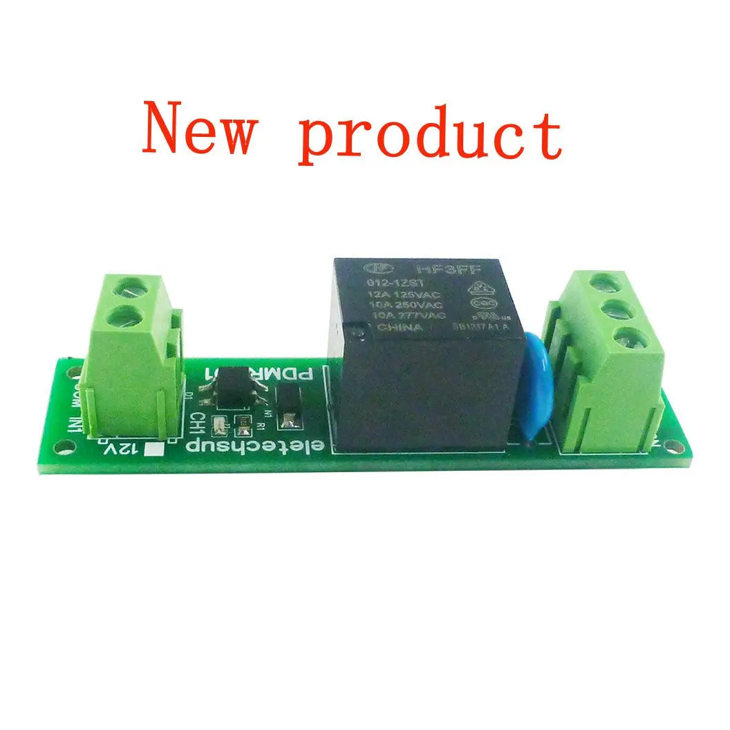 PDMRA01 Single-Channel PLC Signal Amplifier Relay Module, DC 12V/24V, NPN and PNP Switching Interface Board