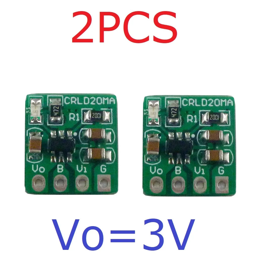 CRLD20MA 2-in-1 Battery Charger & LDO Converter – DC 5V to 4.2V 500mA Charging + 3.7V to 3.3V 250mA Step-Down for 18650 Li-Ion Li-Po