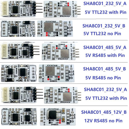 SHT30 Temperature & Humidity Sensor Module – RS485 RS232 TTL Modbus RTU, -40°C to 125°C, 0–100% RH