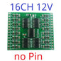 N4CIE16 16CH Remote IO Core Board – 15x 4-20mA Current & 1x 0-30V Voltage Input Modbus RTU RS485 2.54mm Pin ADC Module for PLC SCADA