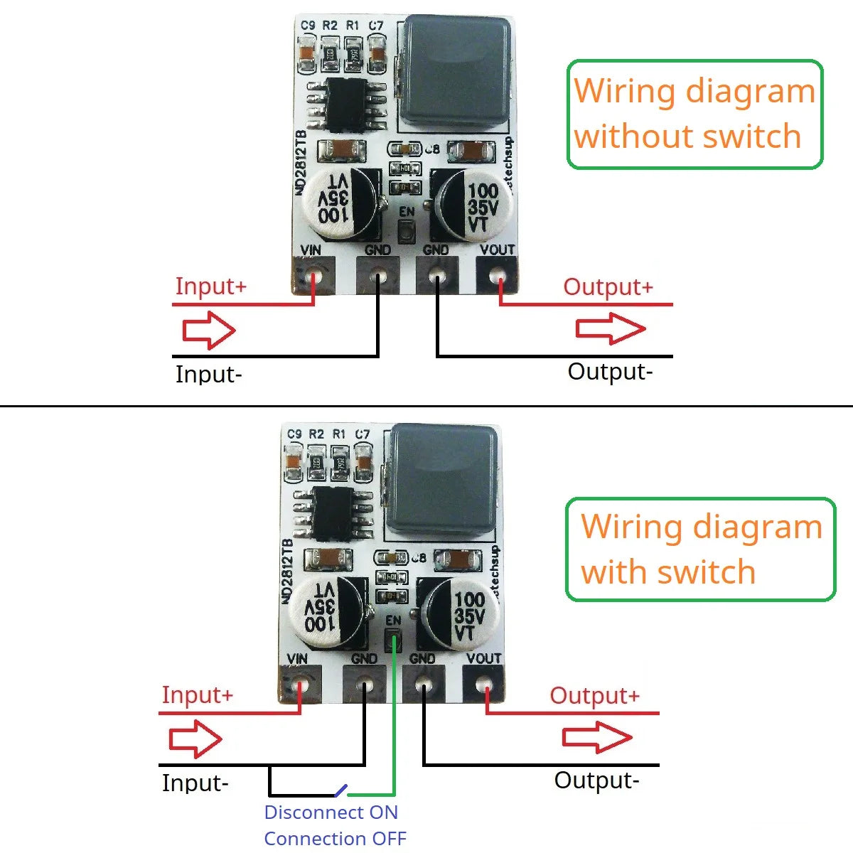 ND2812TB 5A Synchronous Buck Converter – DC 5-30V to 3.3V/5V/12V Adjustable Step-Down Regulator with 94% Efficiency for Motor LED E-Bike