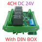 RYN404E/RYN408F 4/8CH Pluggable Relay Module – RS485 Modbus RTU with DIP Switch Slave ID & Baud Rate for PLC Automation