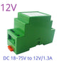 DDIS24QC 18-75V to 12V/5V/3.3V 3A Isolated DC-DC Converter – Industrial DIN Rail Power Supply with UVLO OCP OVP OTP Protection