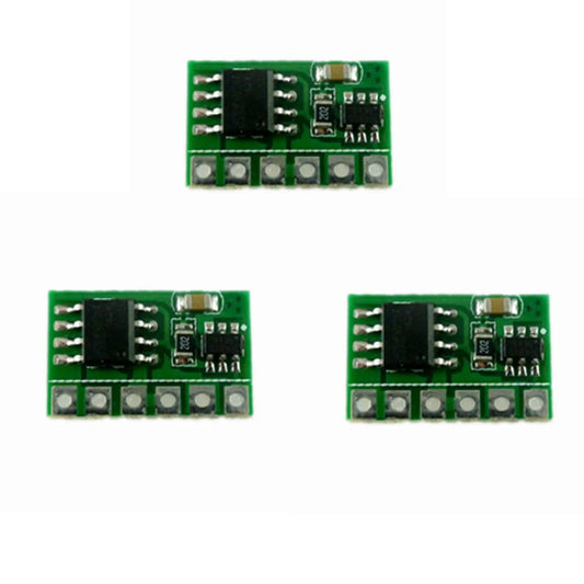 IO15B01 6A Flip-Flop Latch Switch Module – 2.5-6V Bistable Self-Locking Trigger Board with ＜10μA Standby for Solar Panel LED Motor